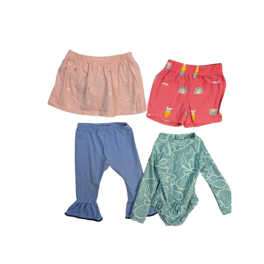 Girls Clothing Lot 11pc Carters Old Navy Smocking Dog 18-24M/2T Dresses Top